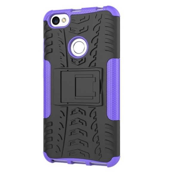 Чехол Hybrid Armor для Xiaomi Redmi Note 5A / 5A Prime (черный + фиолетовый)