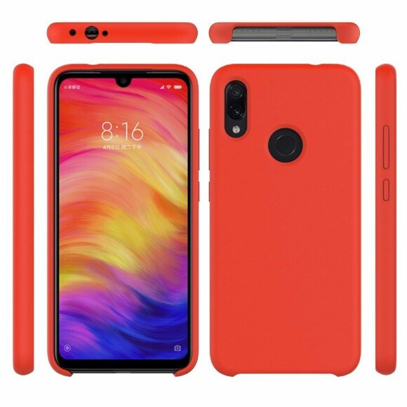 Силиконовый чехол Mobile Shell для Xiaomi Redmi Note 7 / Redmi Note 7 Pro (красный) Силиконовый чехол Mobile Shell для Xiaomi Redmi Note 7 / Redmi Note 7 Pro (красный)