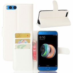 Чехол с визитницей для Xiaomi Mi Note 3 (белый)