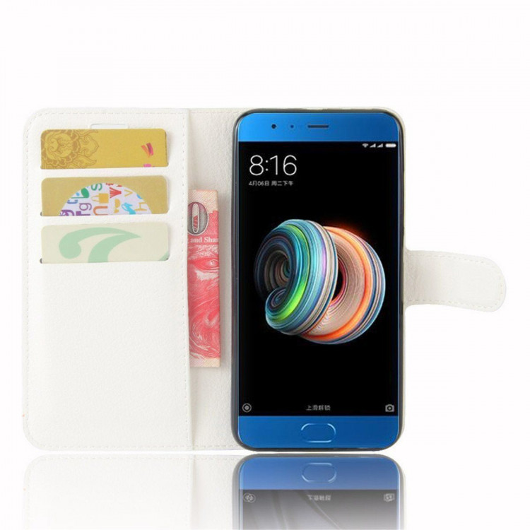 Чехол с визитницей для Xiaomi Mi Note 3 (белый)