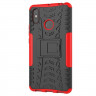Чехол Hybrid Armor для Xiaomi Mi Max 3 (черный + красный)