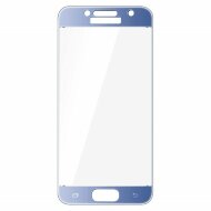 Защитное стекло 3D для Samsung Galaxy A3 (2017) SM-A320F (голубой)
