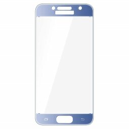 Защитное стекло 3D для Samsung Galaxy A3 (2017) SM-A320F (голубой)