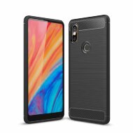 Чехол-накладка Carbon Fibre для Xiaomi Mi Mix 2s (черный) Чехол-накладка Carbon Fibre для Xiaomi Mi Mix 2s (черный)