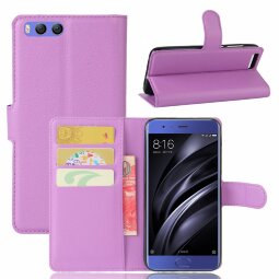 Чехол с визитницей для Xiaomi Mi6 (фиолетовый)