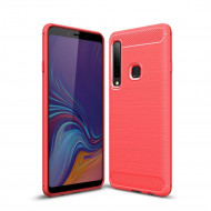 Чехол-накладка Carbon Fibre для Samsung Galaxy A9 (2018) (красный) Чехол-накладка Carbon Fibre для Samsung Galaxy A9 (2018) (красный)