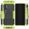 Чехол Hybrid Armor для Xiaomi Mi Note 10 / Mi Note 10 Pro / Mi CC9 Pro (черный + зеленый)