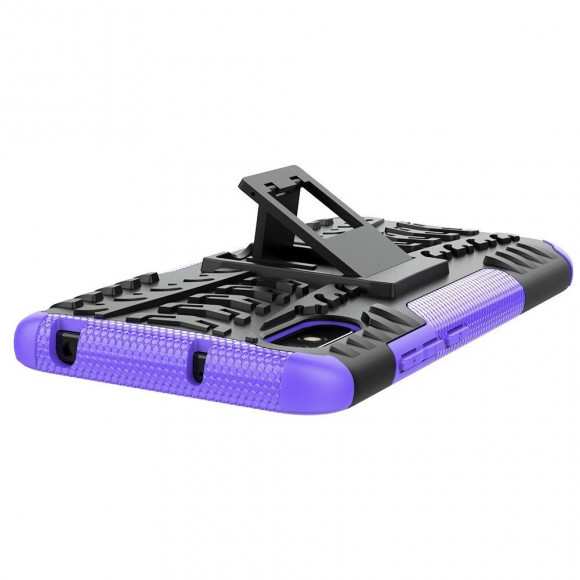 Чехол Hybrid Armor для Xiaomi Redmi 9A (черный + фиолетовый) Чехол Hybrid Armor для Xiaomi Redmi 9A (черный + фиолетовый)