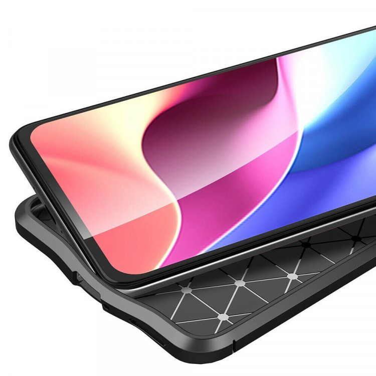 Чехол-накладка Litchi Grain для Xiaomi Mi 11i / Redmi K40 / Redmi K40 Pro / Xiaomi Poco F3 (черный)
