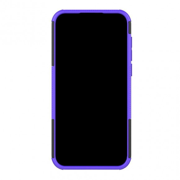 Чехол Hybrid Armor для Huawei Y5 (2019) / Honor 8S (черный + фиолетовый)