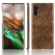 Кожаная накладка-чехол для Samsung Galaxy Note 10 (коричневый)