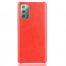Кожаная накладка-чехол для Samsung Galaxy Note 20 (красный)