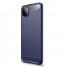 Чехол-накладка Carbon Fibre для Samsung Galaxy A22s 5G (темно-синий)