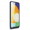 Чехол-накладка Carbon Fibre для Samsung Galaxy A22s 5G (темно-синий)