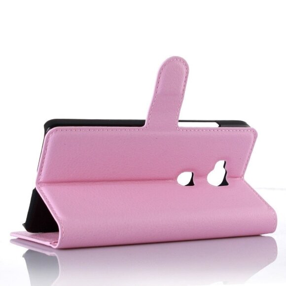 Чехол с визитницей для Huawei Honor 5X (розовый)