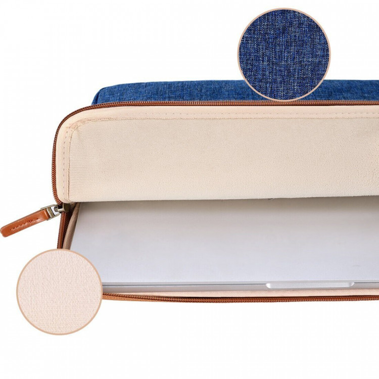 Тканевый чехол DOMISO для ноутбука и Macbook 13,3 дюйма (LP10 голубой)