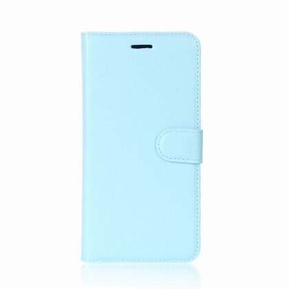 Чехол с визитницей для Huawei Honor 9 Lite (голубой)