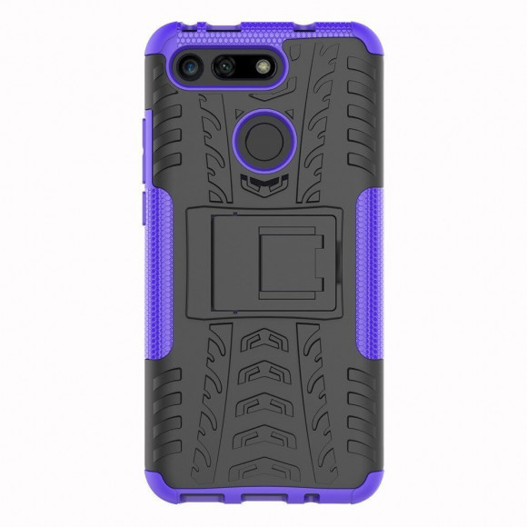 Чехол Hybrid Armor для Huawei Honor View 20 (черный + фиолетовый) Чехол Hybrid Armor для Huawei Honor View 20 (черный + фиолетовый)