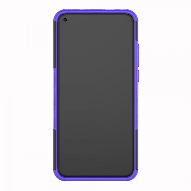 Чехол Hybrid Armor для Huawei Honor View 20 (черный + фиолетовый)