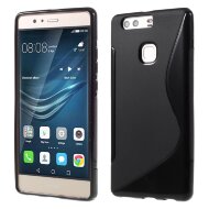 Нескользящий чехол для Huawei P9 Plus (черный) Нескользящий чехол для Huawei P9 Plus (черный)