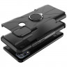 Чехол Armor Shockproof Ring Holder для Infinix Hot 10 Play / Hot 11 Play (черный)