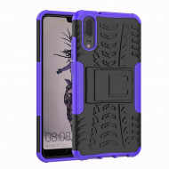 Чехол Hybrid Armor для Huawei P20 (черный + фиолетовый) Чехол Hybrid Armor для Huawei P20 (черный + фиолетовый)