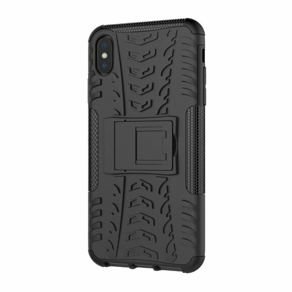 Чехол Hybrid Armor для iPhone XS Max (черный)