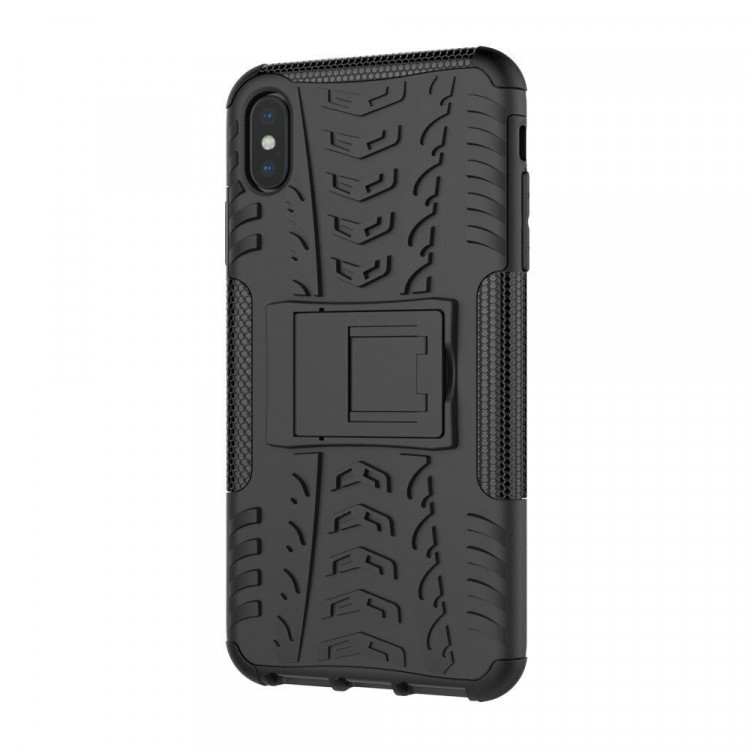 Чехол Hybrid Armor для iPhone XS Max (черный)
