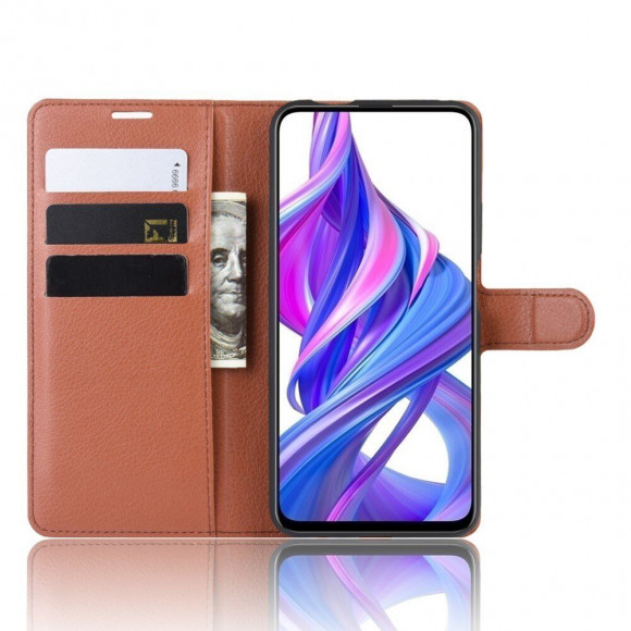 Чехол для Honor 9X Pro (коричневый) Чехол для Honor 9X Pro (коричневый)