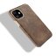 Кожаная накладка-чехол для iPhone 11 Pro Max (коричневый)