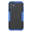 Чехол Hybrid Armor для iPhone 11 (черный + голубой)