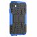 Чехол Hybrid Armor для iPhone 11 (черный + голубой)