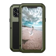 Гибридный чехол LOVE MEI для iPhone 12 Pro (темно-зеленый) Гибридный чехол LOVE MEI для iPhone 12 Pro (темно-зеленый)