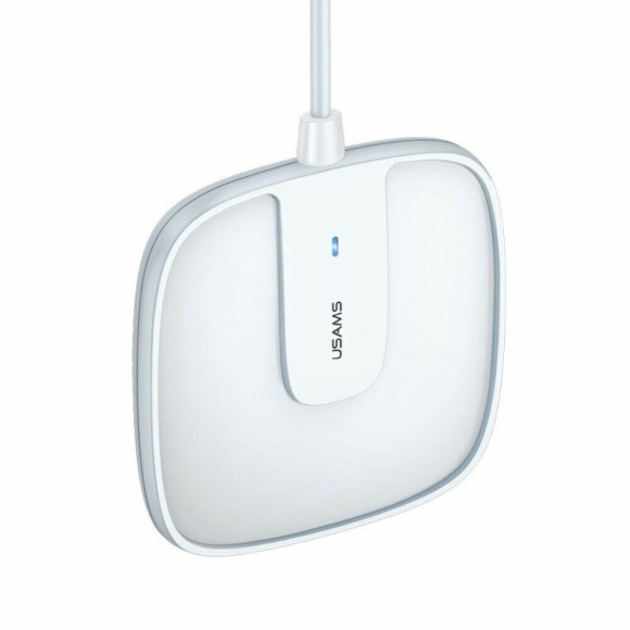 Зарядное устройство Usams Extra-thin Magnetic Fast Wireless Charger 15W (US-CD159 W1) - белый