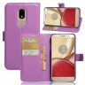 Чехол с визитницей для Motorola Moto M (фиолетовый)