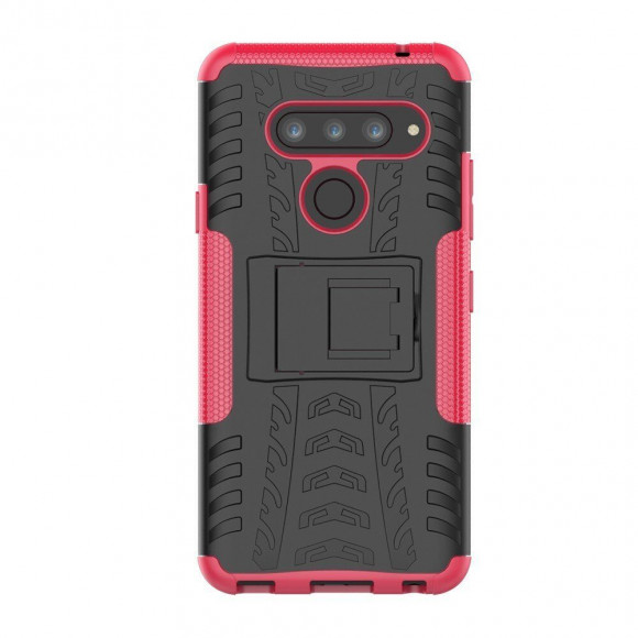 Чехол Hybrid Armor для LG V40 ThinQ (черный + розовый) Чехол Hybrid Armor для LG V40 ThinQ (черный + розовый)