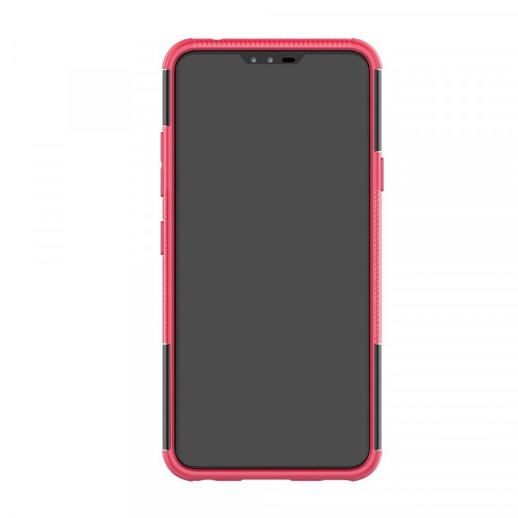 Чехол Hybrid Armor для LG V40 ThinQ (черный + розовый)