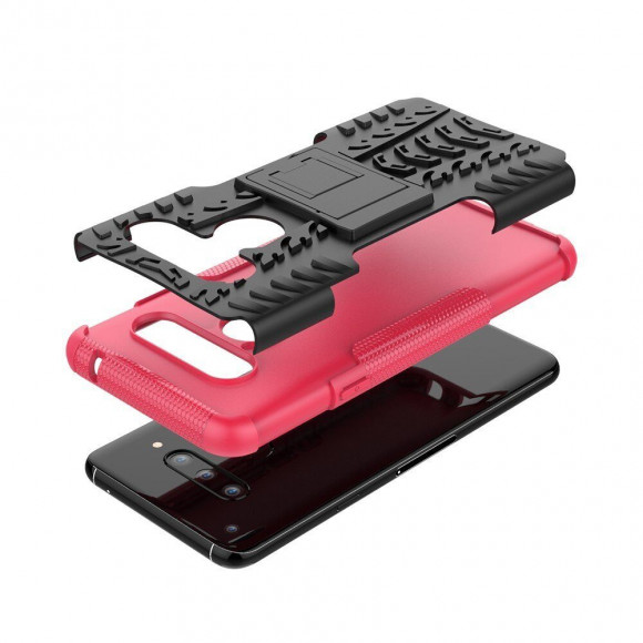 Чехол Hybrid Armor для LG V40 ThinQ (черный + розовый) Чехол Hybrid Armor для LG V40 ThinQ (черный + розовый)