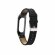 Кожаный ремешок для фитнес браслета Xiaomi Mi Band 3 (черный)