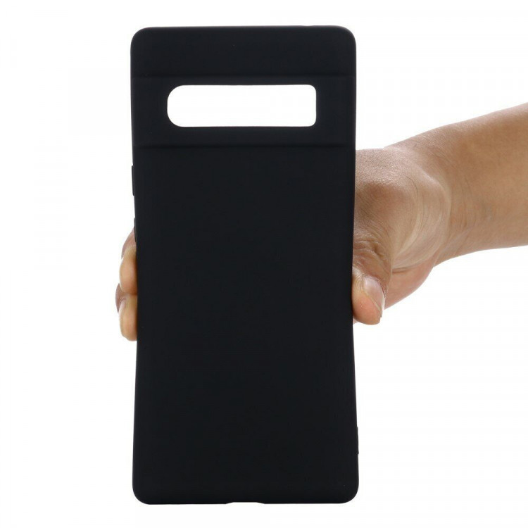 Силиконовый чехол Mobile Shell для Google Pixel 6 Pro (черный)