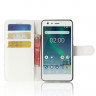 Чехол с визитницей для Nokia 2 (белый)