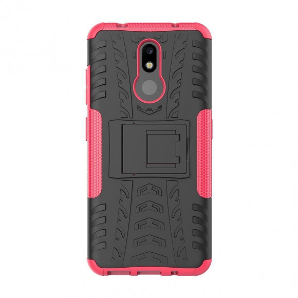 Чехол Hybrid Armor для Nokia 3.2 (черный + розовый) Чехол Hybrid Armor для Nokia 3.2 (черный + розовый)