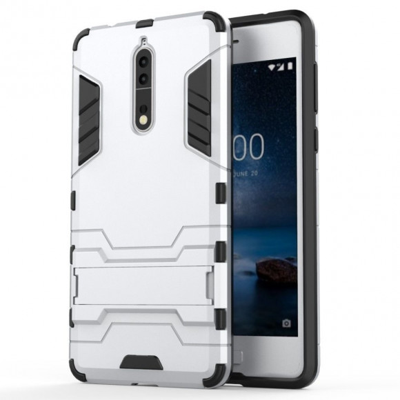 Чехол Duty Armor для Nokia 8 (серебряный) Чехол Duty Armor для Nokia 8 (серебряный)