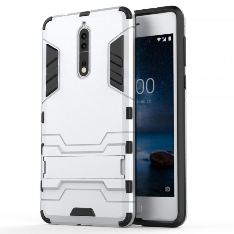 Чехол Duty Armor для Nokia 8 (серебряный)