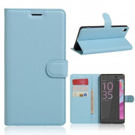 Чехол с визитницей для Sony Xperia XA Ultra (голубой) Чехол с визитницей для Sony Xperia XA Ultra (голубой)