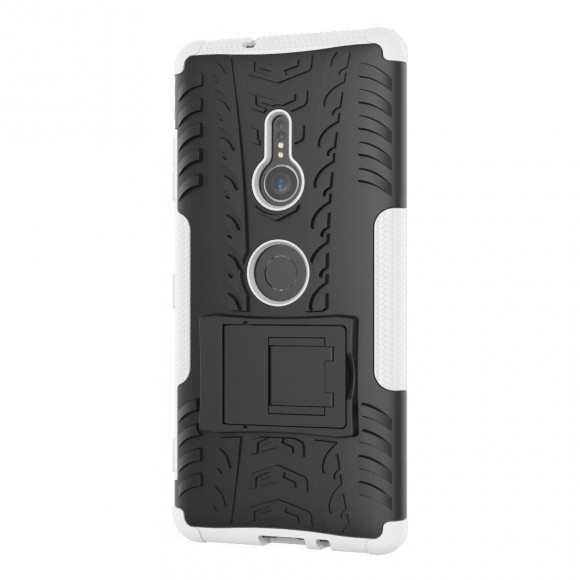 Чехол Hybrid Armor для Sony Xperia XZ3 (черный + белый) Чехол Hybrid Armor для Sony Xperia XZ3 (черный + белый)