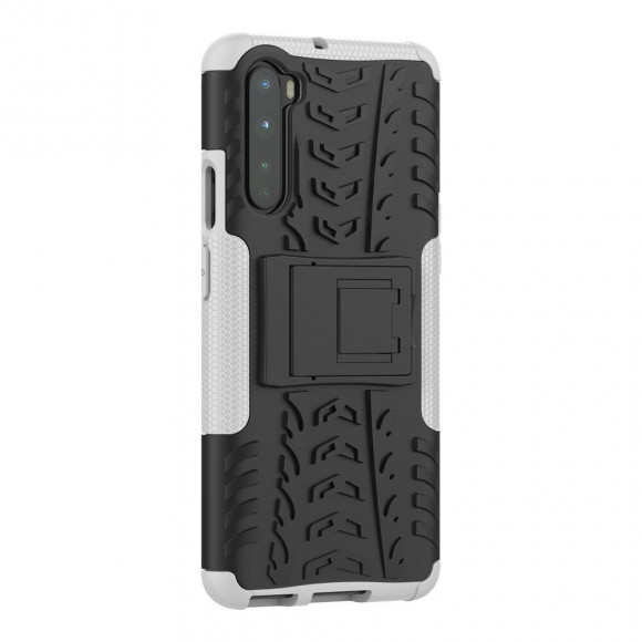 Чехол Hybrid Armor для OnePlus Nord (черный + белый) Чехол Hybrid Armor для OnePlus Nord (черный + белый)