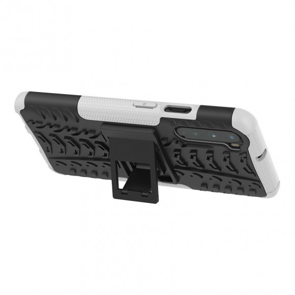 Чехол Hybrid Armor для OnePlus Nord (черный + белый) Чехол Hybrid Armor для OnePlus Nord (черный + белый)