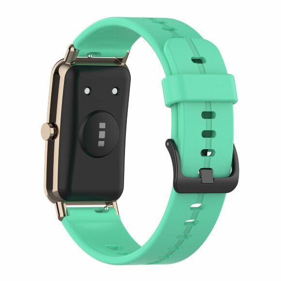 Силиконовый ремешок для Huawei Watch Fit Mini и часов с креплением 16мм (светло-зеленый)