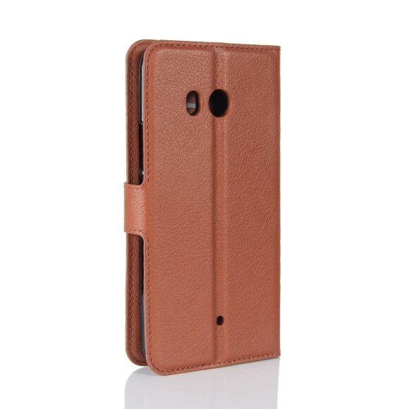 Чехол с визитницей для HTC U11 (коричневый) Чехол с визитницей для HTC U11 (коричневый)